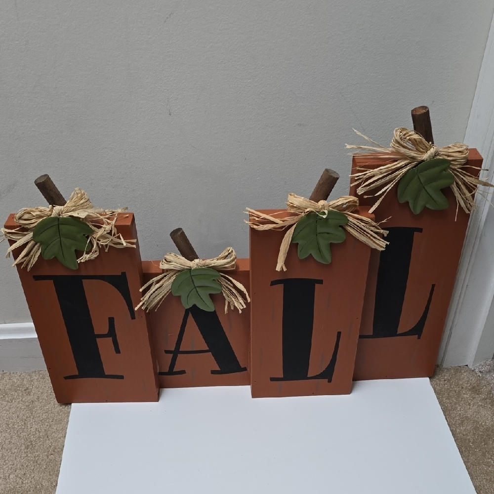 Rustic Fall Wooden Decor Sign
